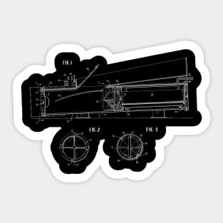 Trash Compacting Apparatus Vintage Patent Hand Drawing Sticker